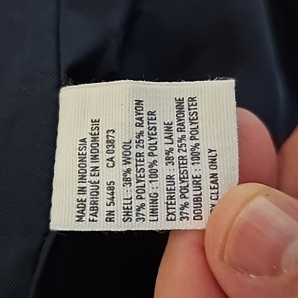 American Eagle XL black and gray wool blazer - Picture 6 of 6